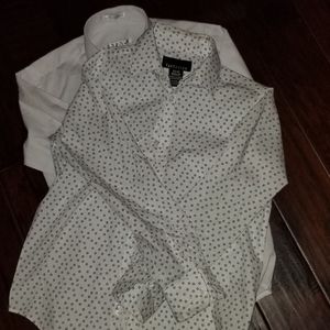 Bundle of 2 long sleeve dress shirts